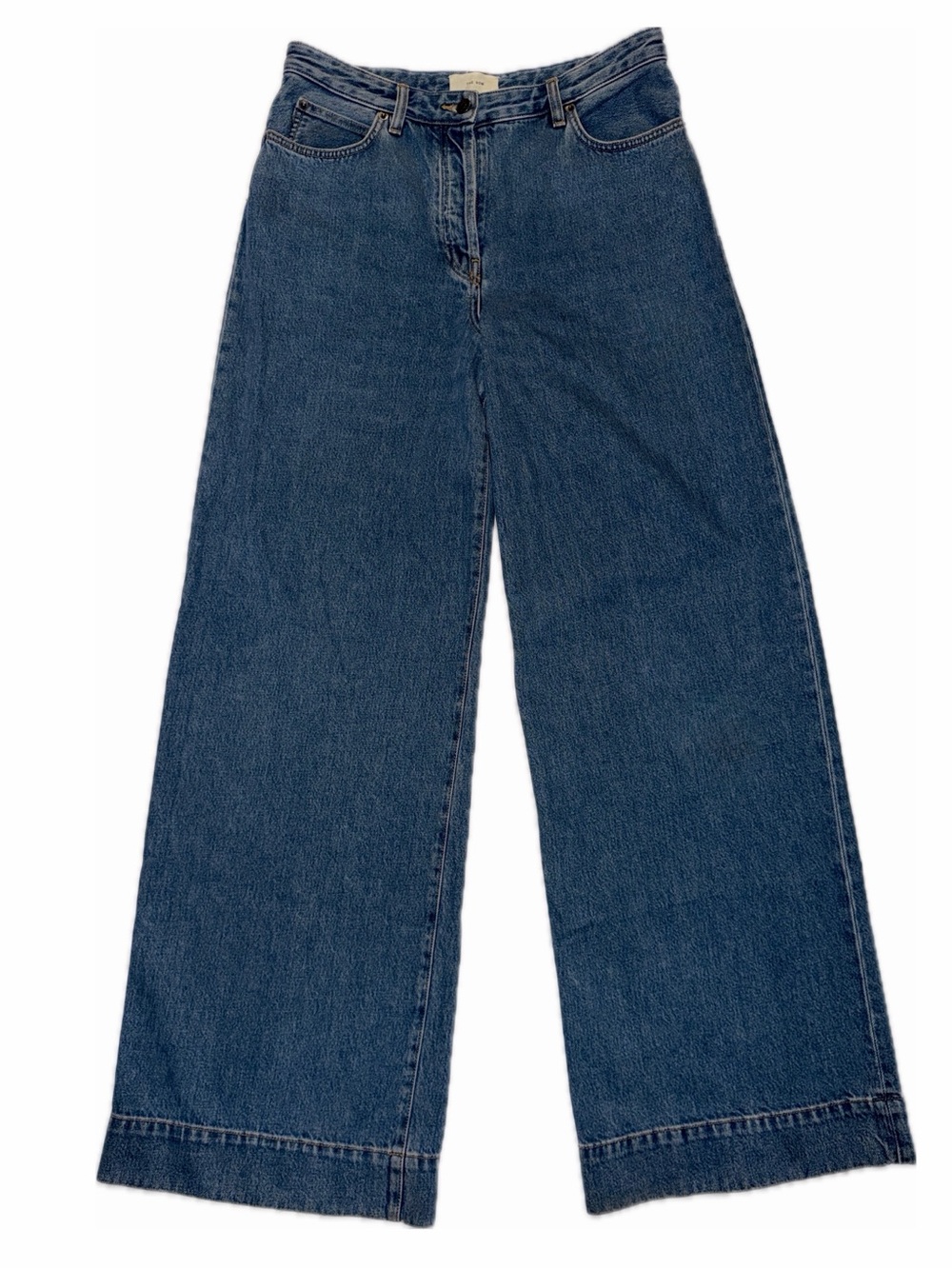 THE ROW Edna Indigo Wide Leg Jean, size 8 - Picture 2 of 16